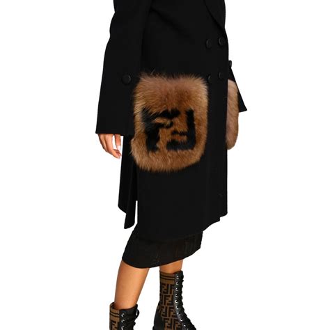 cappotto fendi con tasche pelliccia|Cappotto Pelliccia Verde .